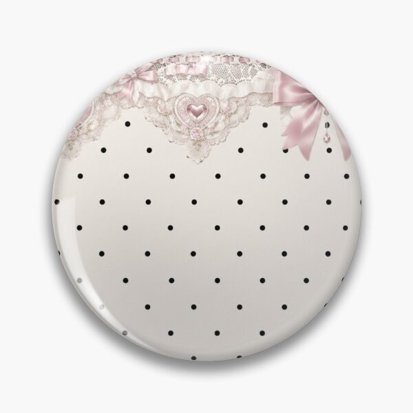 Item preview, Pink Lace Polka Dot Pattern designed and sold by Aramdesing.