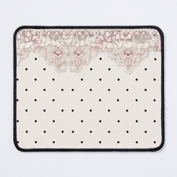 Item preview, Pink Lace Polka Dot Pattern designed and sold by Aramdesing.