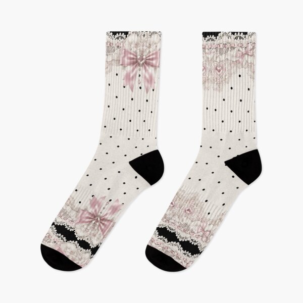 Item preview, Pink Lace Polka Dot Pattern designed and sold by Aramdesing.