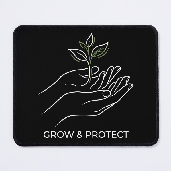Item preview, Grow & Protect Minimalist Plant Hands Earth Day designed and sold by TeNovaStudio.