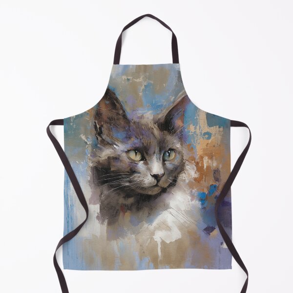 Item preview, Impressionist Portrait of a Beautiful Cat designed and sold by Paolo-Bandal.