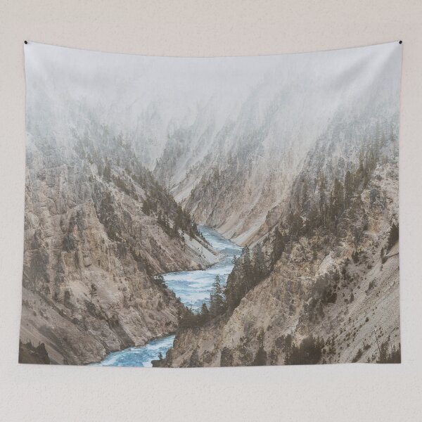 Item preview, Foggy Morning of The Mountains River designed and sold by ridzamh.
