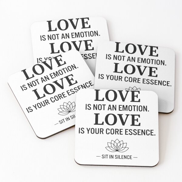 Item preview, Love Is Not An Emotion Core Essence designed and sold by SitInSilence24.