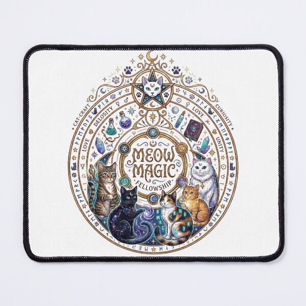 Item preview, Mystical Meow Magic Celestial Cats designed and sold by Spiritualwall.