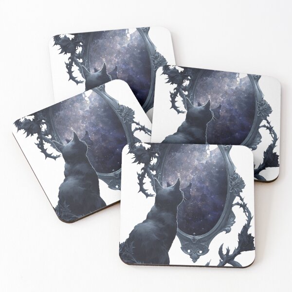 Item preview, Gothic Cat Mirror designed and sold by IllumeInk.