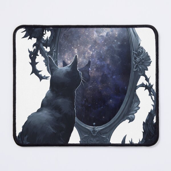 Item preview, Gothic Cat Mirror designed and sold by IllumeInk.