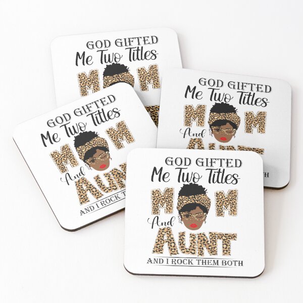 Item preview, Womens God Gifted Me Two Titles Mom And Aunt And I Rock Them Both designed and sold by GabbyKash.