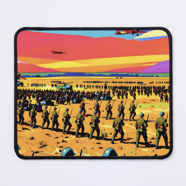 Item preview, World War 1 Infantry March - Retro Military Aviation Art designed and sold by Daniela`s shop.