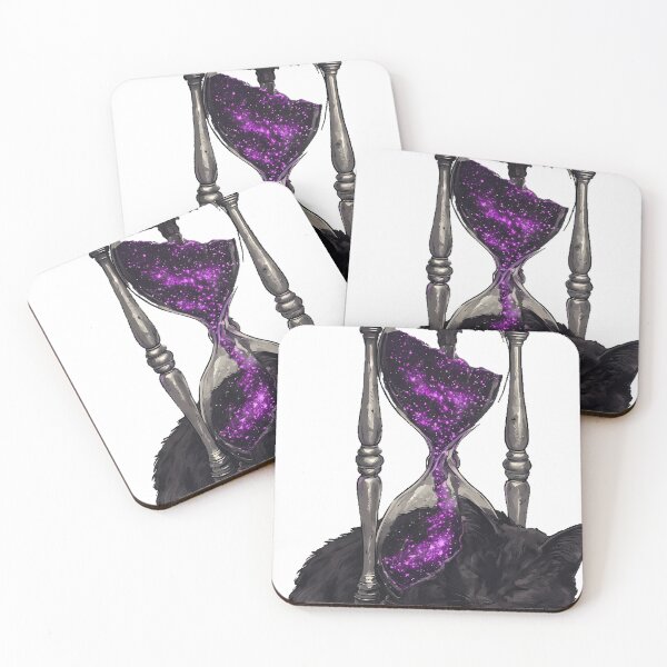 Item preview, Gothic Cat Hourglass designed and sold by IllumeInk.