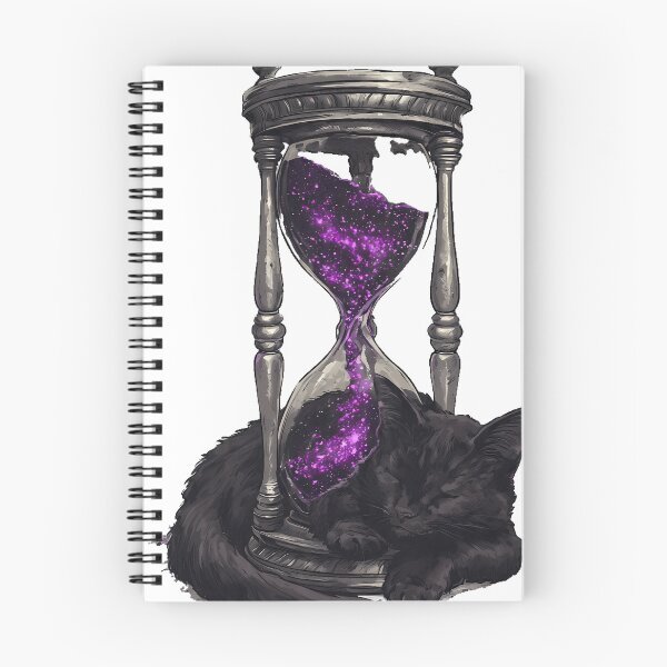 Item preview, Gothic Cat Hourglass designed and sold by IllumeInk.