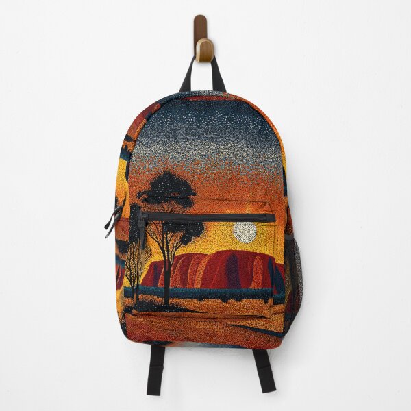 Item preview, Aboriginal Inspired Dot Art - Uluru's Masterpiece in Summer designed and sold by GrinGalore.