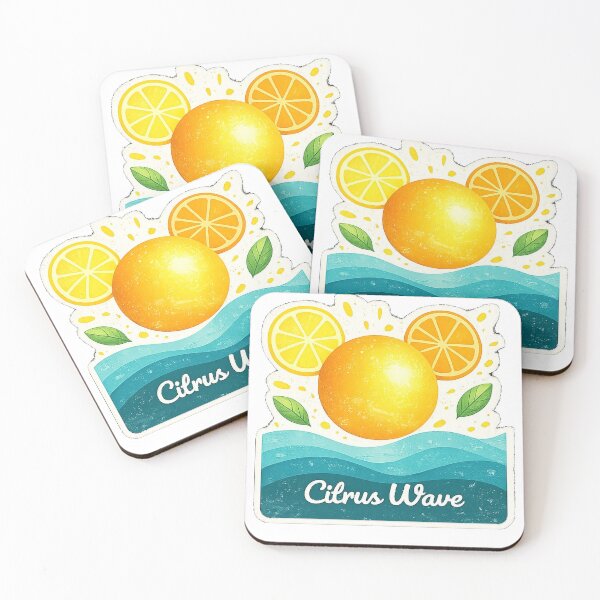 Item preview, Citrus Wave — Sun Citrus Waves Summer Tropical Design Fresh designed and sold by MajesticDES.
