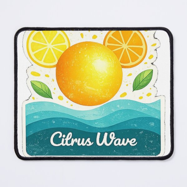Item preview, Citrus Wave — Sun Citrus Waves Summer Tropical Design Fresh designed and sold by MajesticDES.
