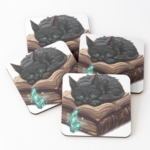 Item preview, Gothic Cat Grimoire designed and sold by IllumeInk.
