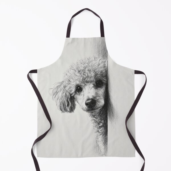 Item preview, Curious poodle Peeking designed and sold by lautir.