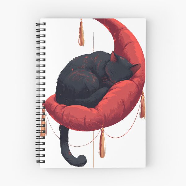 Item preview, Velvet Moon Cushion Cat designed and sold by IllumeInk.