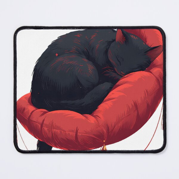 Item preview, Velvet Moon Cushion Cat designed and sold by IllumeInk.