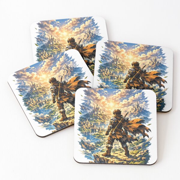 Item preview, Hero Adventure - Sunset Landscape designed and sold by AnimeShin.