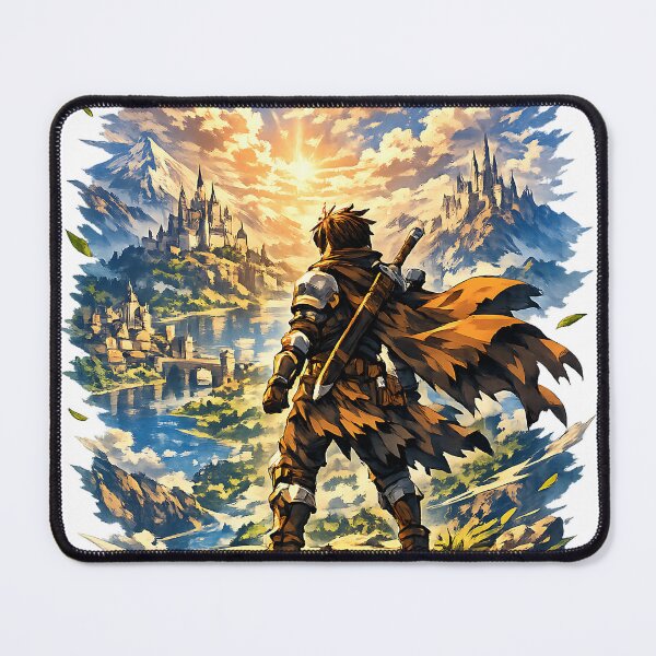 Item preview, Hero Adventure - Sunset Landscape designed and sold by AnimeShin.