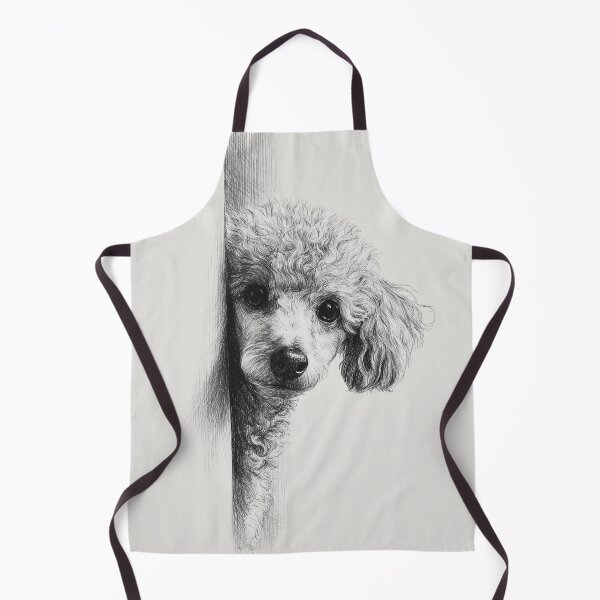 Item preview, Curious Peeking poodle designed and sold by lautir.