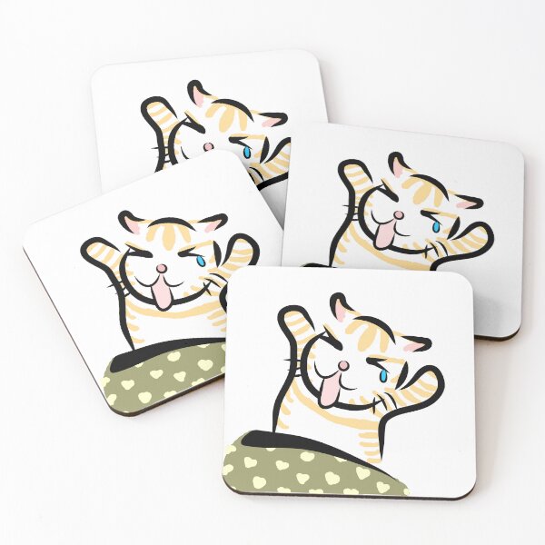 Item preview, Cute Yawning Cat: Sleepy Kitten Feline Art designed and sold by aimicat.