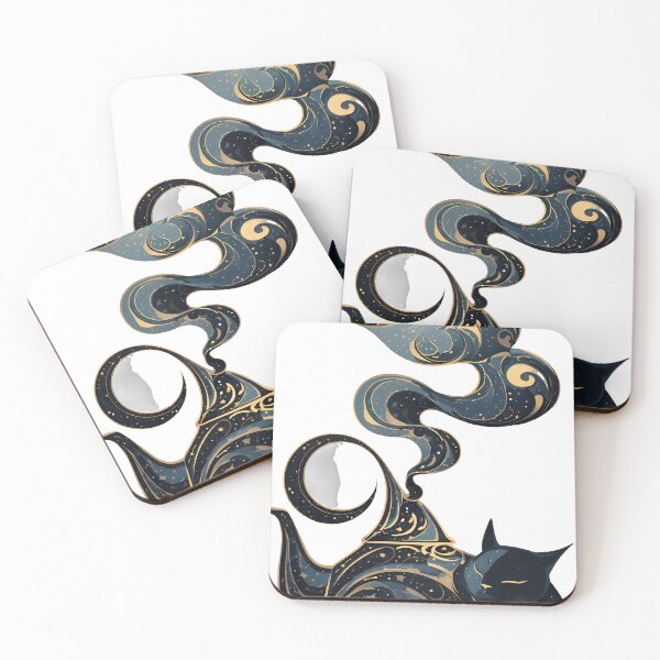 Item preview, Celestial Cat Teapot designed and sold by IllumeInk.
