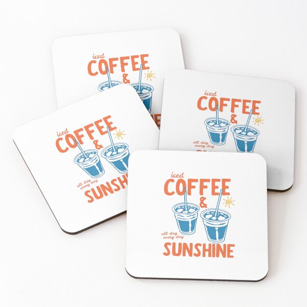 Item preview, Iced Coffee and Sunshine Summer Vibes designed and sold by HBDStudio.
