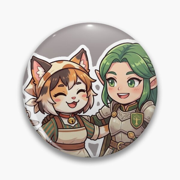 Item preview, Elf warrior and cat-girl staff designed and sold by HD3284.