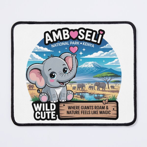 Item preview, Amboseli elephant national park lover designed and sold by YounexxART.
