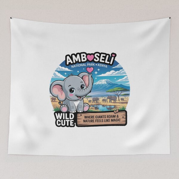 Item preview, Amboseli elephant national park lover  designed and sold by YounexxART.