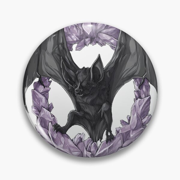 Item preview, Bat and Crystal designed and sold by IllumeInk.