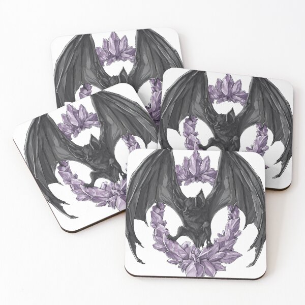 Item preview, Bat and Crystal designed and sold by IllumeInk.