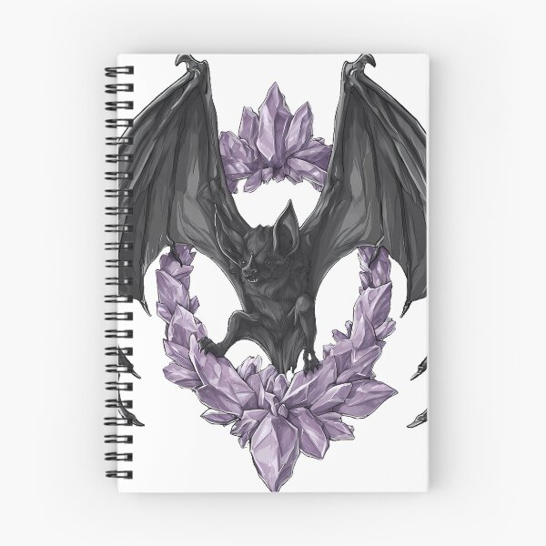 Item preview, Bat and Crystal designed and sold by IllumeInk.
