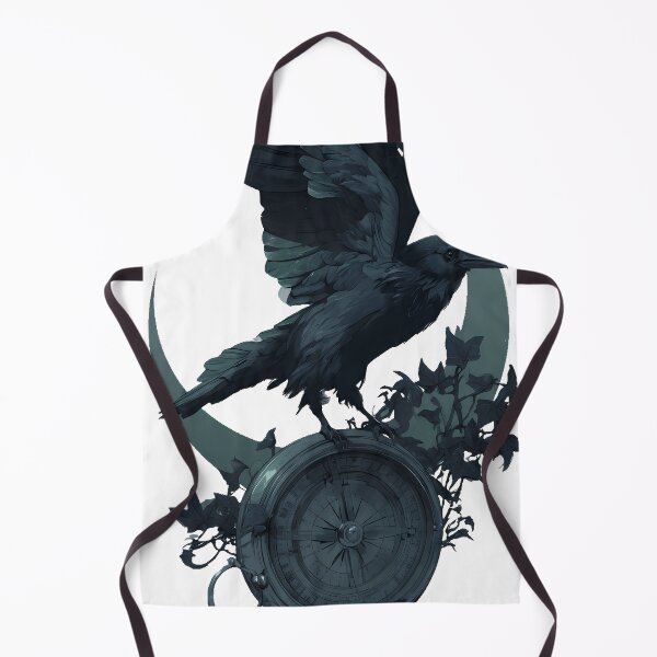 Item preview, Gothic Raven Compass designed and sold by IllumeInk.