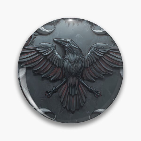 Item preview, Moonlight Raven Shield designed and sold by IllumeInk.