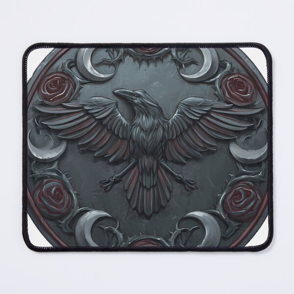 Item preview, Moonlight Raven Shield designed and sold by IllumeInk.