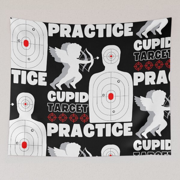 Item preview, Cupid Target Practice Funny Anti Valentine designed and sold by to-esu.