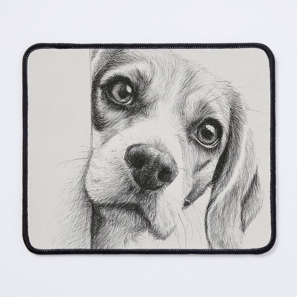 Item preview, Curious beagle Peeking designed and sold by lautir.