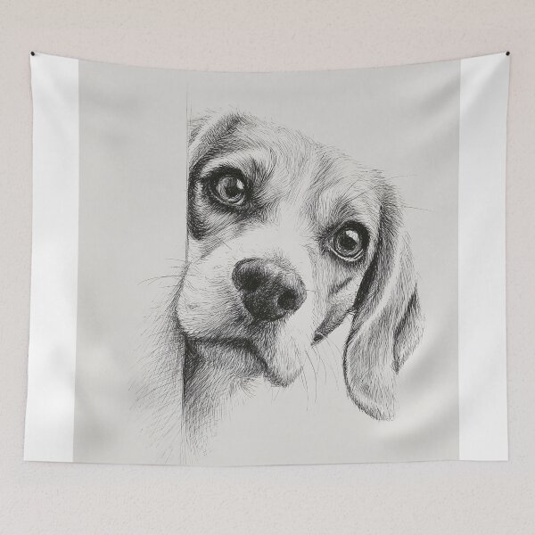 Item preview, Curious beagle Peeking designed and sold by lautir.