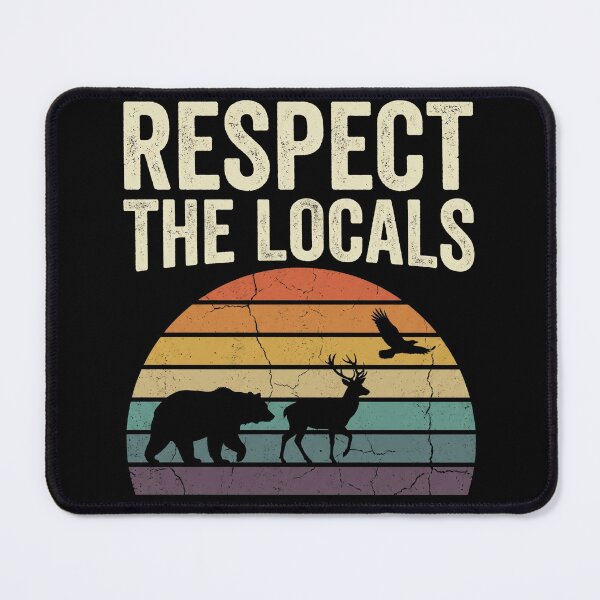 Item preview, Respect The Locals Vintage Wildlife Sunset designed and sold by TeNovaStudio.