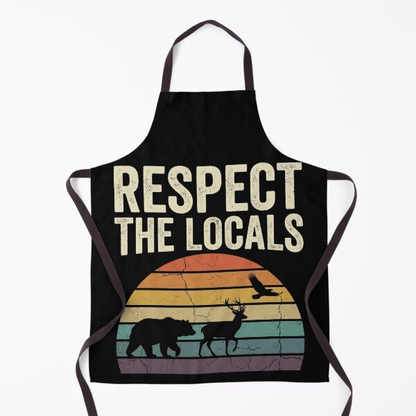 Item preview, Respect The Locals Vintage Wildlife Sunset designed and sold by TeNovaStudio.