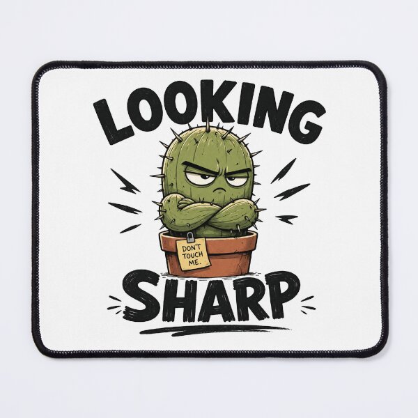 Item preview, Looking Sharp Cactus – Funny Sarcastic Plant Meme Design designed and sold by Vector Habit.