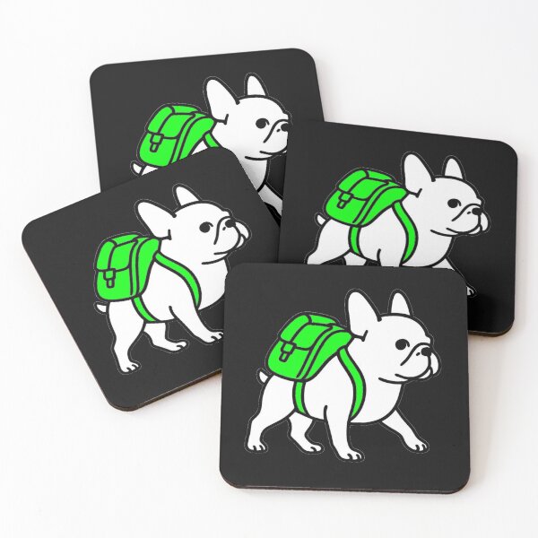Item preview, Backpack Frenchie - Cute French Bulldog Explorer designed and sold by The Bold Line Studio.