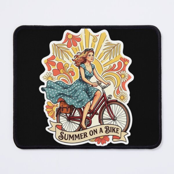 Item preview, Retro Summer on a Bike designed and sold by Stefanrajzer.