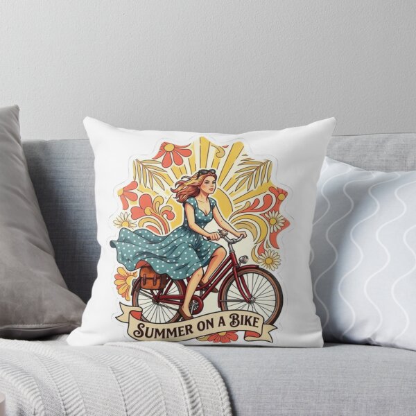 Item preview, Retro Summer on a Bike designed and sold by Stefanrajzer.