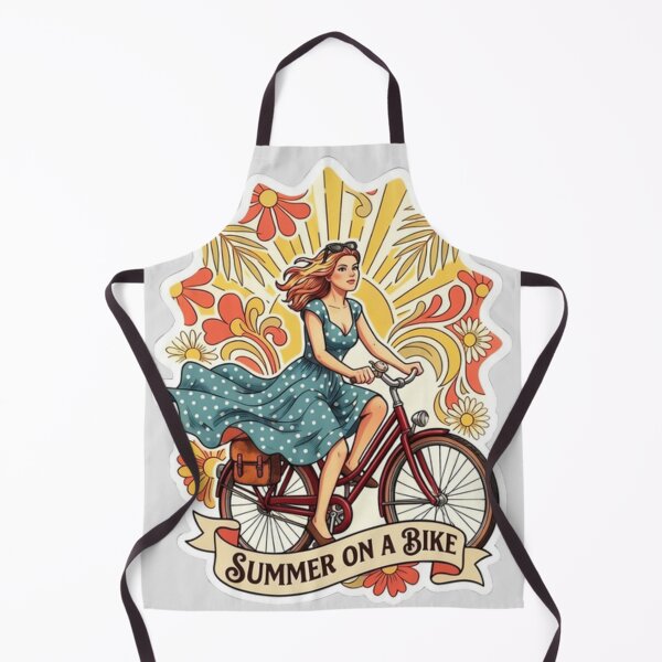 Item preview, Retro Summer on a Bike designed and sold by Stefanrajzer.