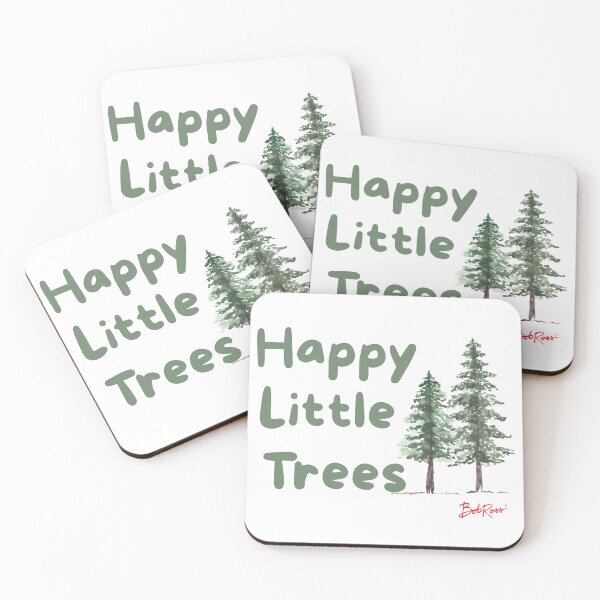 Item preview, Happy Little Trees Bob Ross Fan Art  designed and sold by woolcos.