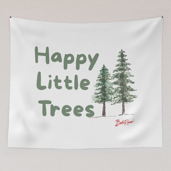 Item preview, Happy Little Trees Bob Ross Fan Art  designed and sold by woolcos.