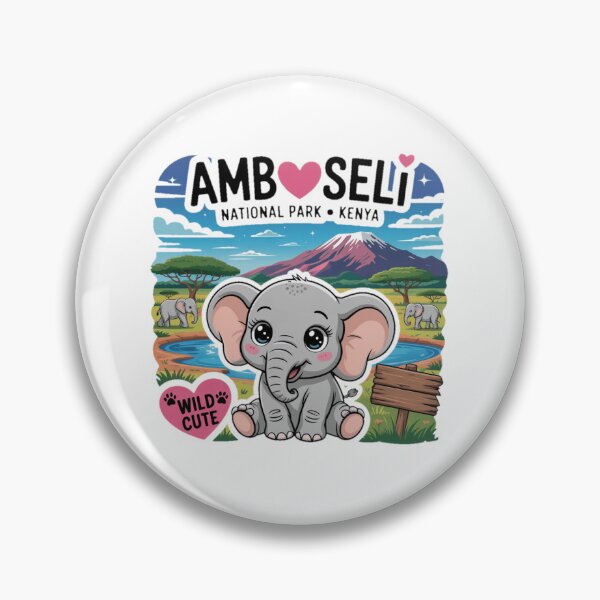 Item preview, Cute Amboseli Elephant, national park  designed and sold by YounexxART.