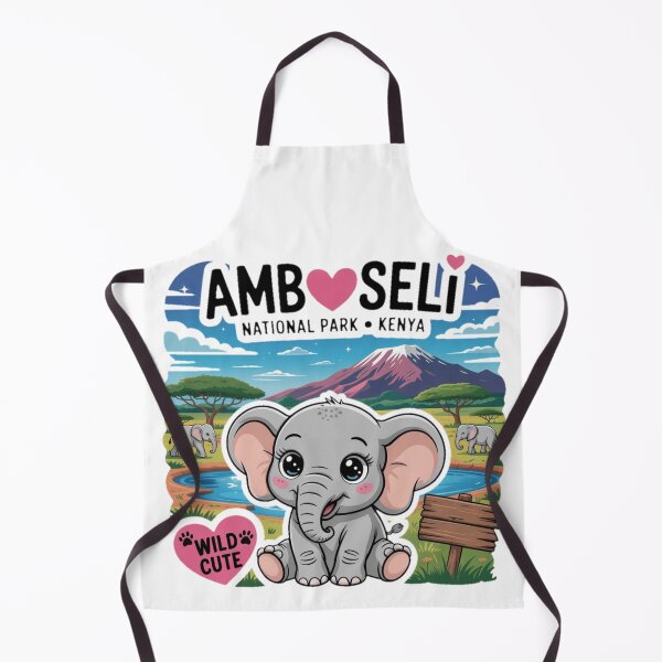 Item preview, Cute Amboseli Elephant, national park  designed and sold by YounexxART.